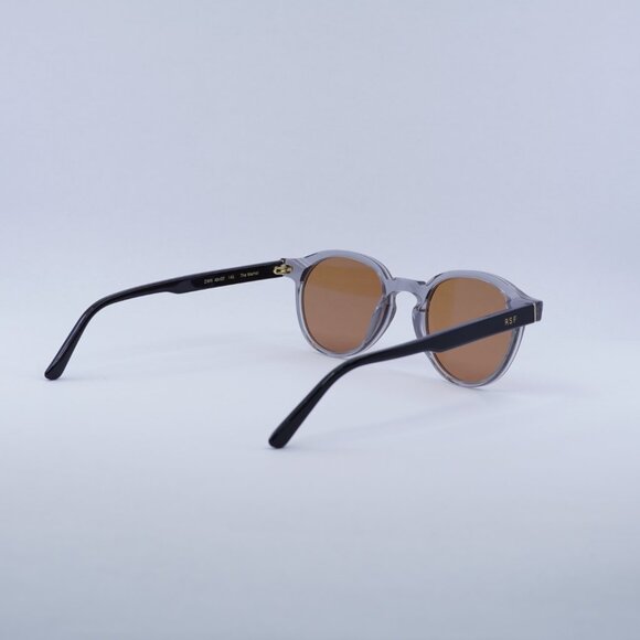 RETROSUPERFUTURE The Warhol Stilo ZWN Round Sunglasses – Transparent Grey/Black - Picture 9 of 10